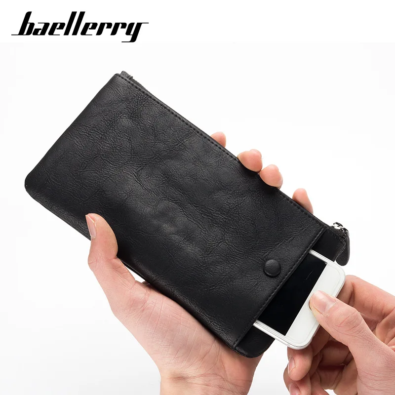 Baellerry Trendy Wallet Men Leather Soft PU Coin Pocket Retro Purse Male Long High Quality Multiple Colour Wallet for Men 
Baellerry Trendy Wallet Men Leather Soft PU Coin Pocket Retro Purse Male Long High Quality Multiple Colour Wallet for Men