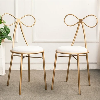 American Country Modern Design Gold Color Iron Metal Dining Chair Butterfly Backrest Leisure Dressing Chair Soft Seat Cushion
American Country Modern Design Gold Color Iron Metal Dining Chair Butterfly Backrest Leisure Dressing Chair Soft Seat Cushion