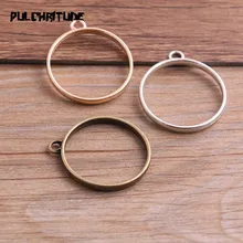 Jewelry-Accessories Bezel Charm Blank-Pendant-Tray Hollow-Glue Alloy Circular 10pcs 28--32mm Jewelry-Accessories Bezel Charm Blank-Pendant-Tray Hollow-Glue Alloy Circular 10pcs 28--32mm