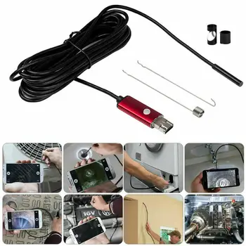 USB Waterproof Endoscope Borescope Snake Inspection Camera Scope 6LED For Phone Red IP67
USB Waterproof Endoscope Borescope Snake Inspection Camera Scope 6LED For Phone Red IP67