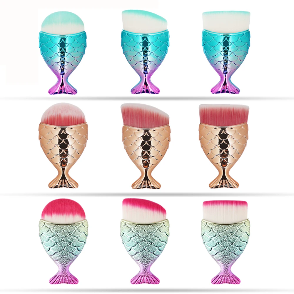 MAANGE 3Pcs/Pack Foundation Blending Makeup Brush Set Highlight Contour Powder Cosmetic Fish Scale Make Up Brushes Beauty Tool
MAANGE 3Pcs/Pack Foundation Blending Makeup Brush Set Highlight Contour Powder Cosmetic Fish Scale Make Up Brushes Beauty Tool