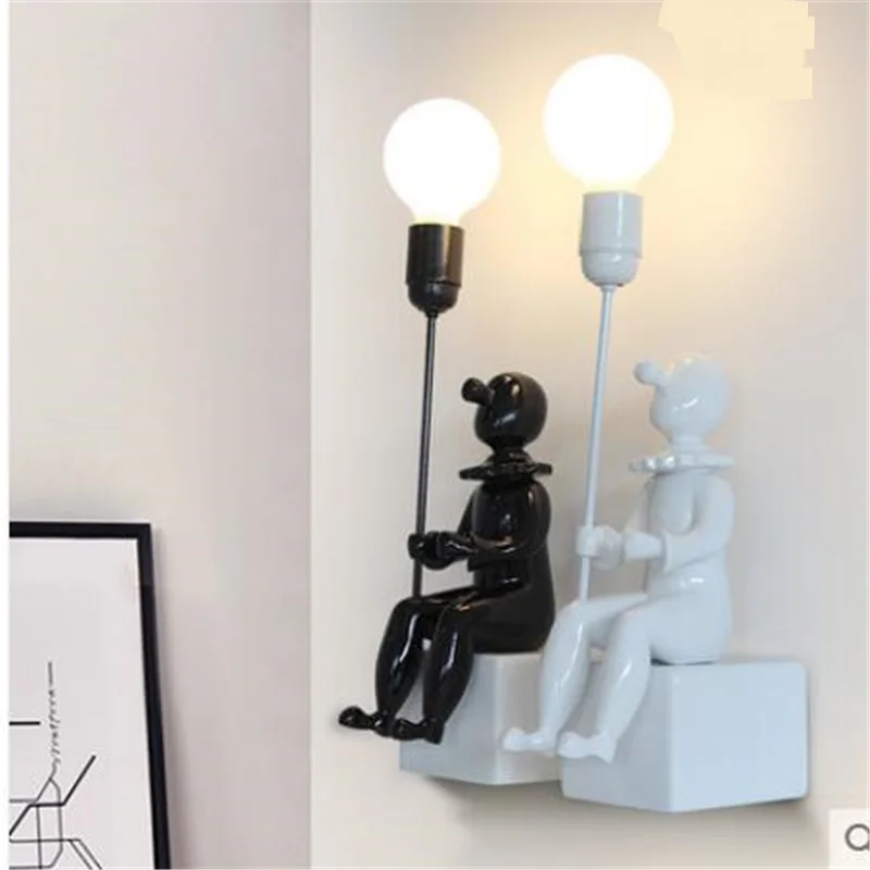 Children's room lighting kids lamp clown people creative fashion simple villain child lamp ceramics wall lamp wall light LO71813
Children's room lighting kids lamp clown people creative fashion simple villain child lamp ceramics wall lamp wall light LO71813