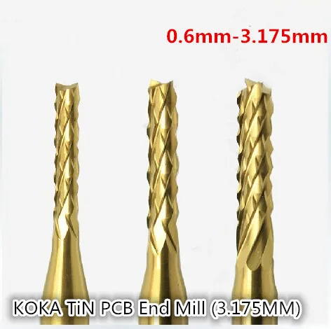 0.6-3.175mm,Freeshipping,CNC machine tool,TiN coated pcb end mill,Tungsten steel Corn milling cutter,PVC, carbon fiber,hardwood
0.6-3.175mm,Freeshipping,CNC machine tool,TiN coated pcb end mill,Tungsten steel Corn milling cutter,PVC, carbon fiber,hardwood