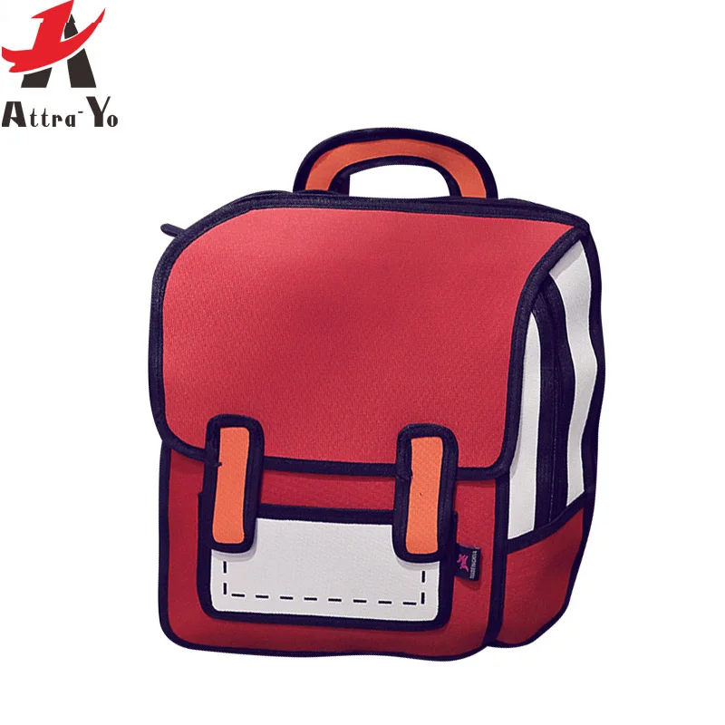 Atrra-Yo 2D 3D Backpack Women Shoulder Bags Fashion Travel Backpack Comic Package Two Dimensions Three-dimensional Bag a4716
Atrra-Yo 2D 3D Backpack Women Shoulder Bags Fashion Travel Backpack Comic Package Two Dimensions Three-dimensional Bag a4716