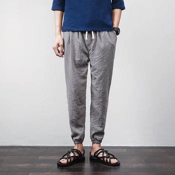Cotton and linen trousers men loose thin linen harem Pencil pants Youth male Casual drawstring jogger pants plus size 5XL
Cotton and linen trousers men loose thin linen harem Pencil pants Youth male Casual drawstring jogger pants plus size 5XL