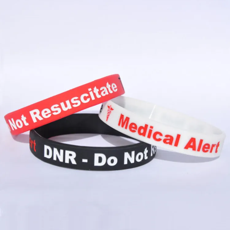 1pc Medical alert DNR do not resuscitate silicone rubber bracelet wristband shipping
1pc Medical alert DNR do not resuscitate silicone rubber bracelet wristband shipping