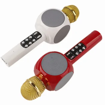Bluetooth Mic Wireless KTV Recording Microphone for Smart Phone Hanheld Microphones with Flash LED Light
Bluetooth Mic Wireless KTV Recording Microphone for Smart Phone Hanheld Microphones with Flash LED Light