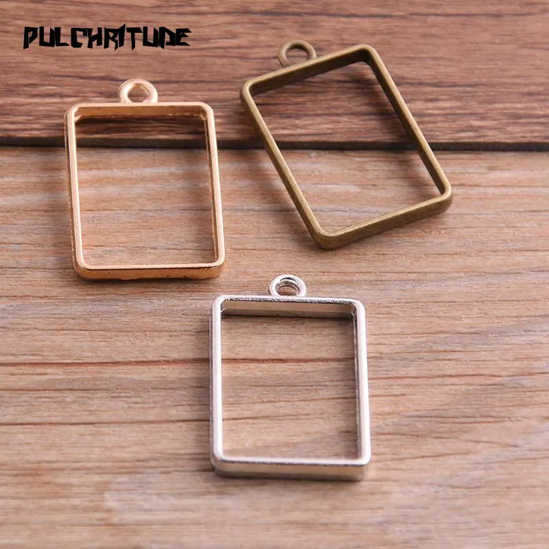 PULCHRITUDE 10pcs 21*34mm Three Color Alloy Jewelry Accessories Rectangular Charm Hollow Glue Blank Pendant Tray Bezel 12D49
PULCHRITUDE 10pcs 21*34mm Three Color Alloy Jewelry Accessories Rectangular Charm Hollow Glue Blank Pendant Tray Bezel 12D49