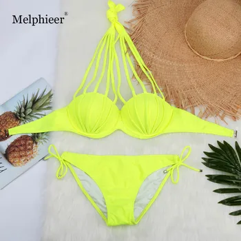 Yellow White Black Bikini Set Underwired Push Up Swimsuit Swimwear Biquini Bathing Suits Swimming Suit For Women Maillot De Bain
Yellow White Black Bikini Set Underwired Push Up Swimsuit Swimwear Biquini Bathing Suits Swimming Suit For Women Maillot De Bain