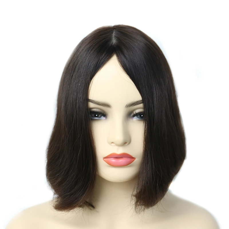 Jewish Wigs Kosher Wigs Blunt Short Bob Wig 100% Double Drawn European Human Hair Wigs For Women 150 Density #4 Brown Color
Jewish Wigs Kosher Wigs Blunt Short Bob Wig 100% Double Drawn European Human Hair Wigs For Women 150 Density #4 Brown Color