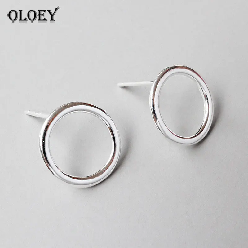 YPAY 100% 925 Sterling Silver Earrings Simple Circles Stud Earring For Women Hypoallergenic Pendientes Mujer Jewelry YME338
YPAY 100% 925 Sterling Silver Earrings Simple Circles Stud Earring For Women Hypoallergenic Pendientes Mujer Jewelry YME338