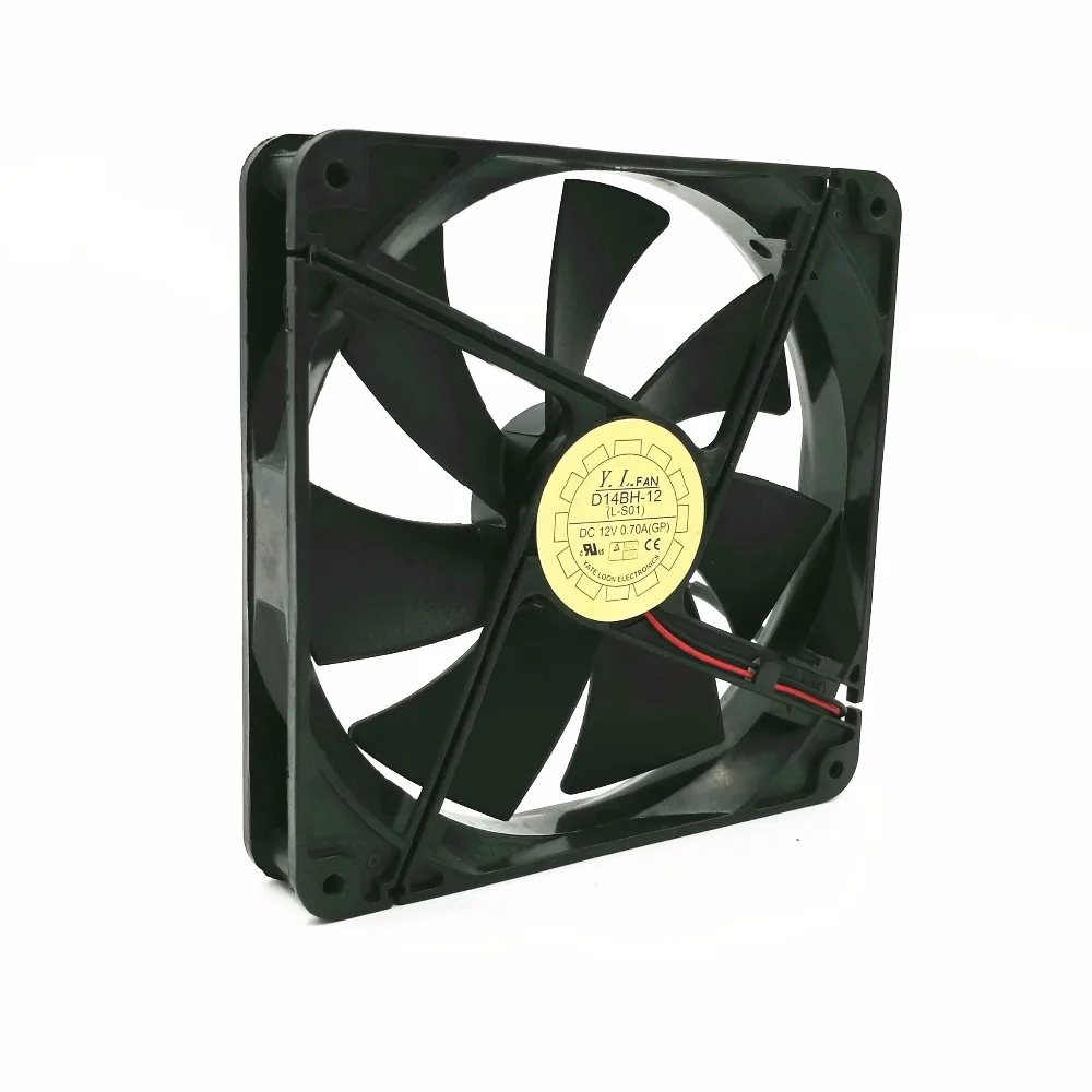 2pcs 12V 0.7A axial cooling fan 14cm 14025 Power Fan D14BH-12 Silent Cooling Fan
2pcs 12V 0.7A axial cooling fan 14cm 14025 Power Fan D14BH-12 Silent Cooling Fan