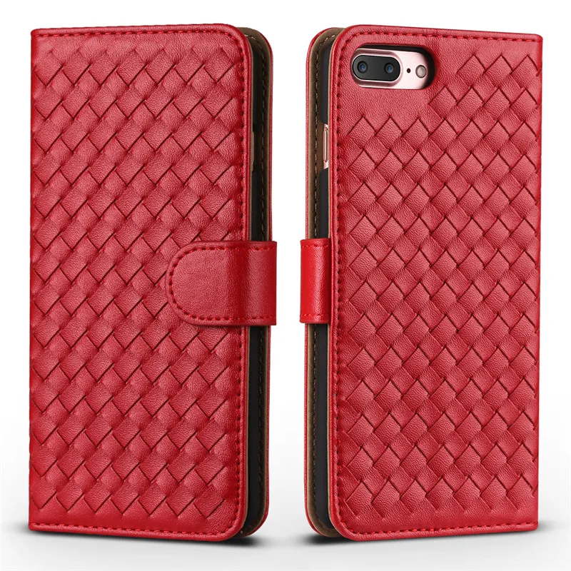 Mobile Phone Protective Case Cover For iPhone 6 6S 7 8 Luxury Handmade Woven Card Slot Design Flip Wallet For iPhone7 8 Plus
Mobile Phone Protective Case Cover For iPhone 6 6S 7 8 Luxury Handmade Woven Card Slot Design Flip Wallet For iPhone7 8 Plus