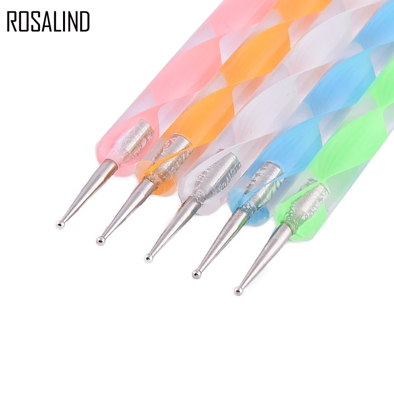 ROSALIND 5 pcs /set 2 way Dotting Pen Nail Art Dot Set Nail Tool Nail Art Pen Set For UV Gel Nail Polish Marbleizing Painting
ROSALIND 5 pcs /set 2 way Dotting Pen Nail Art Dot Set Nail Tool Nail Art Pen Set For UV Gel Nail Polish Marbleizing Painting
