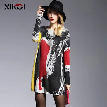 2018 Long Sweater Women Jumper Spring Oversized Pullover Casual Batwing Sleeve Print Fashion Woman Sweaters Clothes Pullovers
2018 Long Sweater Women Jumper Spring Oversized Pullover Casual Batwing Sleeve Print Fashion Woman Sweaters Clothes Pullovers