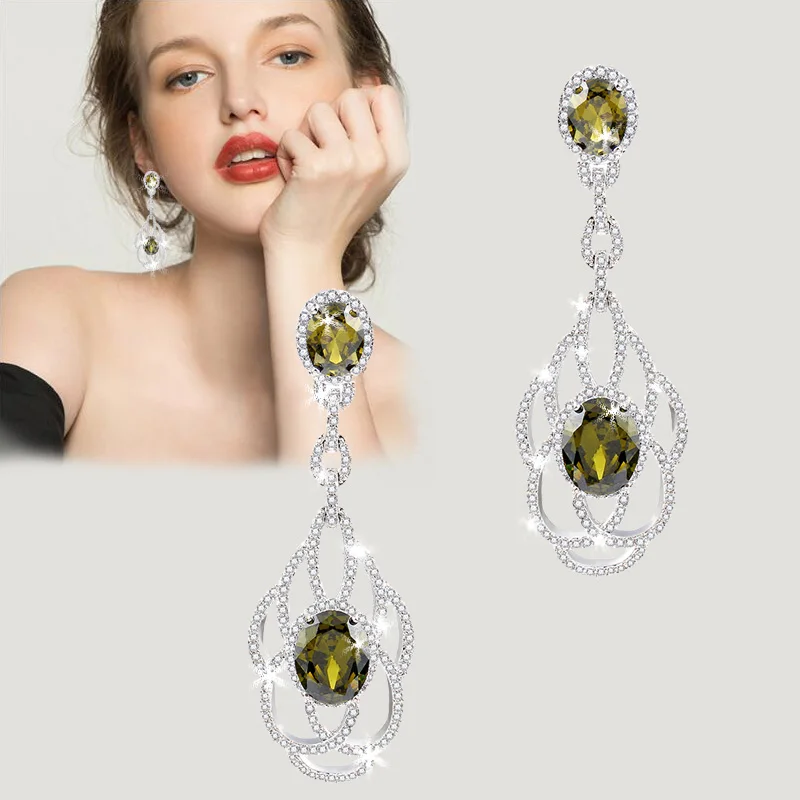 Trendy Design Pear Cut Clear Cubic Zirconia Water Drop Earrings High Quality Gift
Trendy Design Pear Cut Clear Cubic Zirconia Water Drop Earrings High Quality Gift