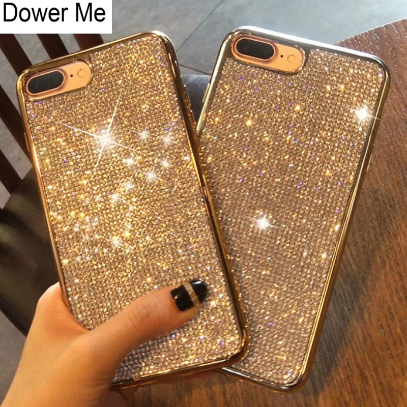 Fashion Full Bling Crystal Diamond Rhinestone Soft Electroplate Case Cover For iPhone 11 Pro Max XS Max XR X 8 7 6 6S Plus 5S SE
Fashion Full Bling Crystal Diamond Rhinestone Soft Electroplate Case Cover For iPhone 11 Pro Max XS Max XR X 8 7 6 6S Plus 5S SE
