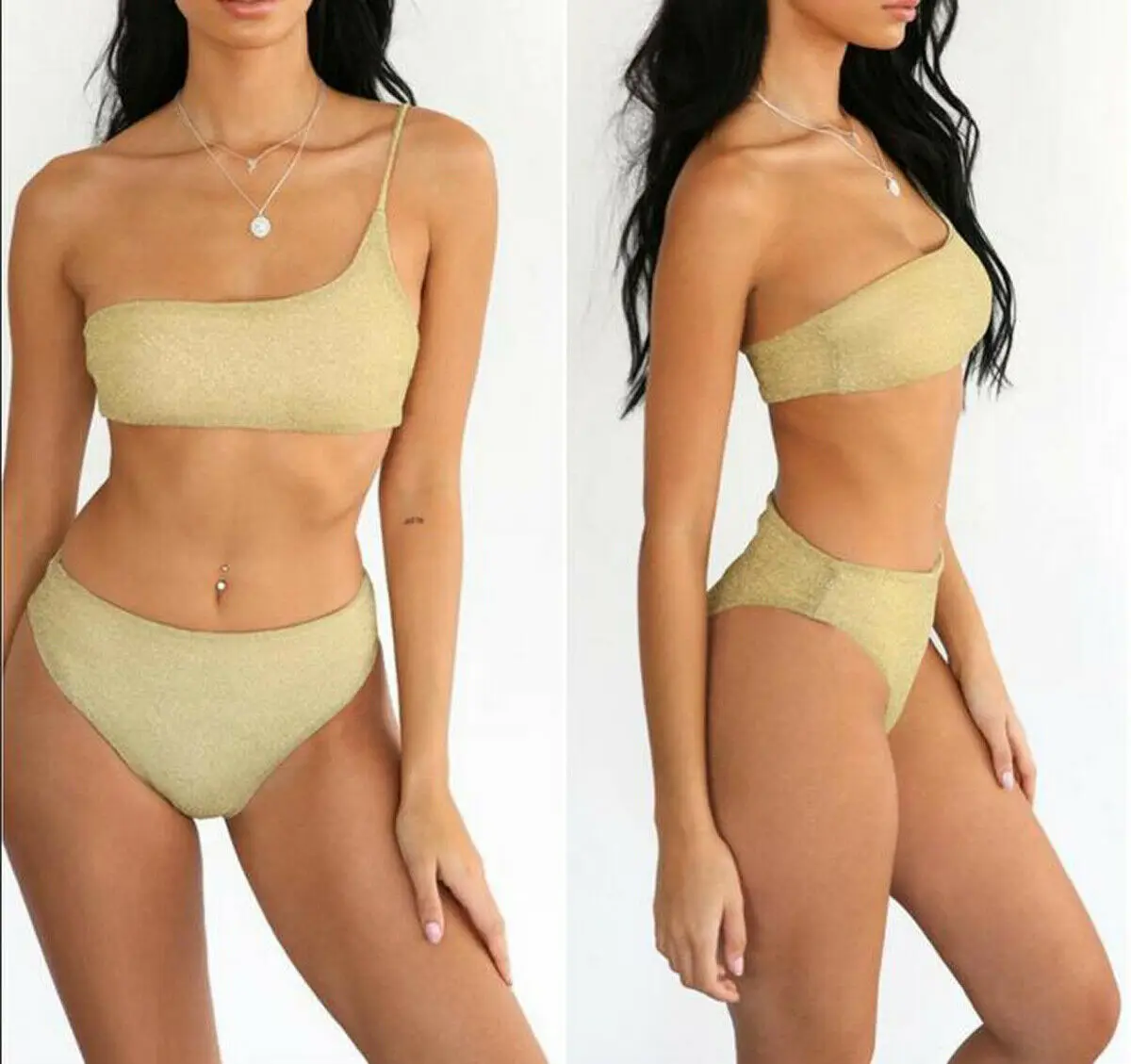 Hot Triangle Swimwear Bathing Padded Bra Bikini Set Sexy Solid Bling Beach Two Piece Tankini Bra Swimsuit Women Bandage Push-up
Hot Triangle Swimwear Bathing Padded Bra Bikini Set Sexy Solid Bling Beach Two Piece Tankini Bra Swimsuit Women Bandage Push-up