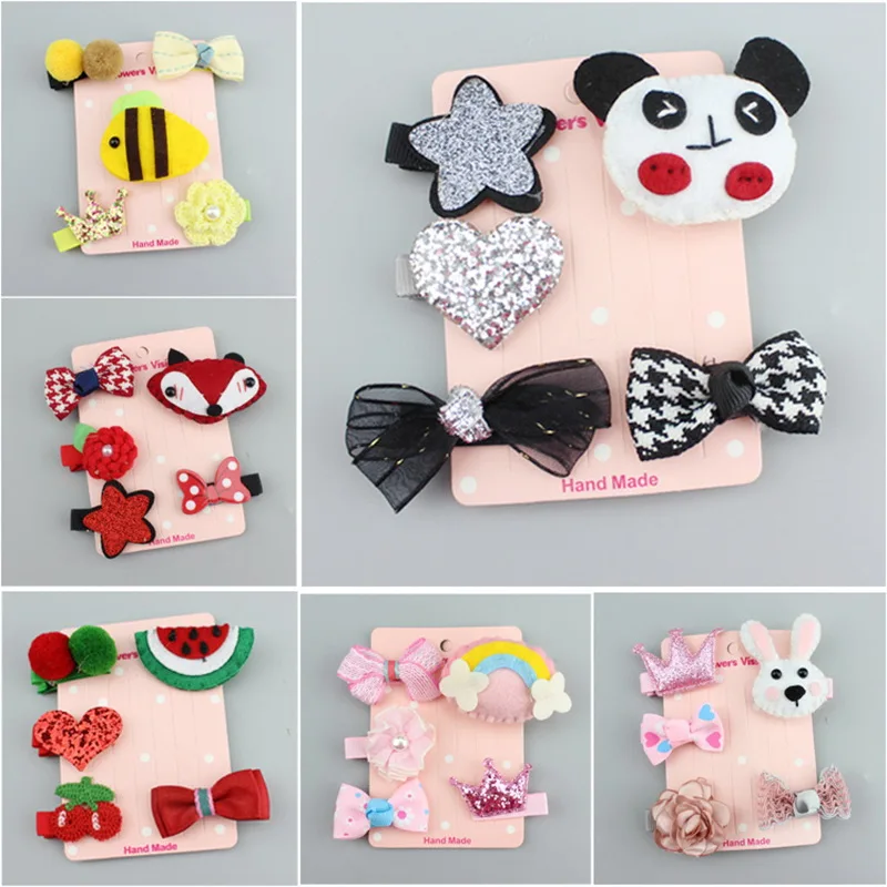 1 Set = 5 PCS New Kids Children Accessories Hairpins Barrettes Baby Fabric Bow Flower Headwear Hair clips Girls Headdress
1 Set = 5 PCS New Kids Children Accessories Hairpins Barrettes Baby Fabric Bow Flower Headwear Hair clips Girls Headdress