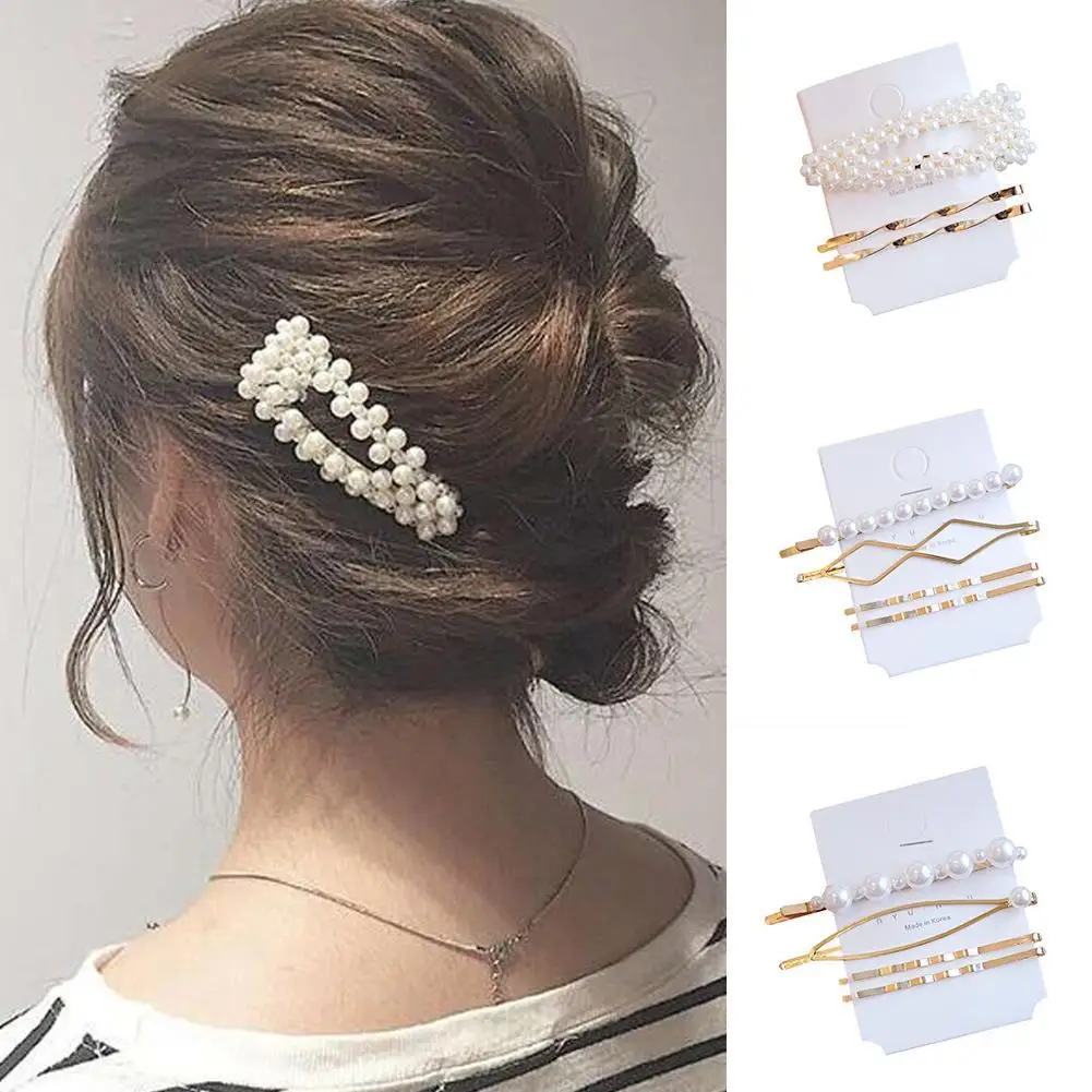 1 SET Metal Minimalist Hair Accessories Geometric Irregular Gold Color Hair Clip Imitiation Pearl Hairpin Barrettes Hairgrip
1 SET Metal Minimalist Hair Accessories Geometric Irregular Gold Color Hair Clip Imitiation Pearl Hairpin Barrettes Hairgrip
