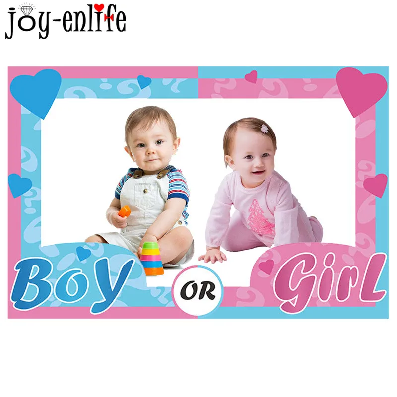 Gender Reveal Boy or Girl Paper Photo Booth Frame Baby Shower Blue Pink Photo Booth Props Kids Birthday Party Decor Photobooth
Gender Reveal Boy or Girl Paper Photo Booth Frame Baby Shower Blue Pink Photo Booth Props Kids Birthday Party Decor Photobooth