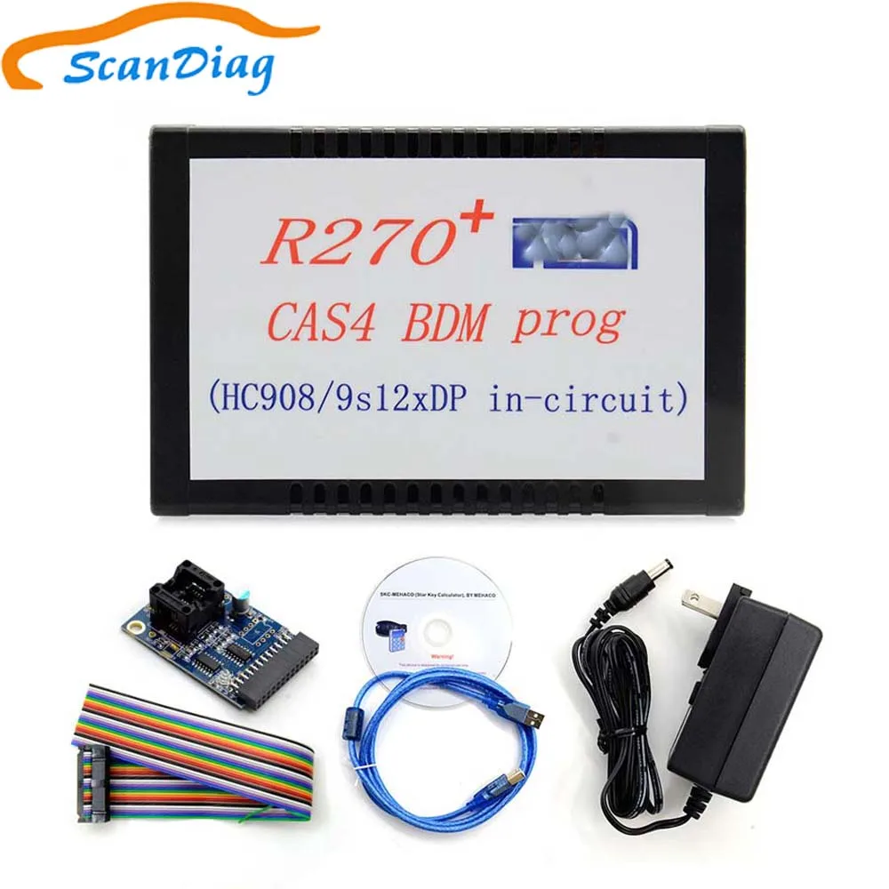 R270+ V1.20 BDM Programmer For BMW CAS4 Odometer Correction Tool Support for the new 2009 7 Series (F01/F02) CAS4 Odometer
R270+ V1.20 BDM Programmer For BMW CAS4 Odometer Correction Tool Support for the new 2009 7 Series (F01/F02) CAS4 Odometer