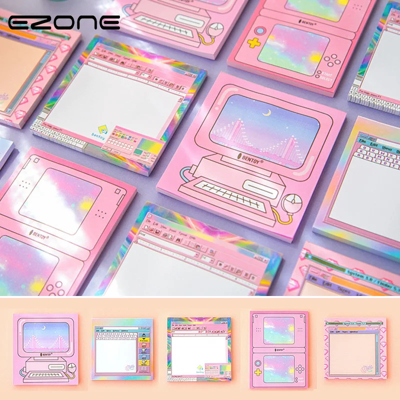 EZONE Pink Sticky Note Computer Game Machine Pattern Memo Pad Kawaii Gril Heart Notepad Papers Bookmark School Office Supply
EZONE Pink Sticky Note Computer Game Machine Pattern Memo Pad Kawaii Gril Heart Notepad Papers Bookmark School Office Supply