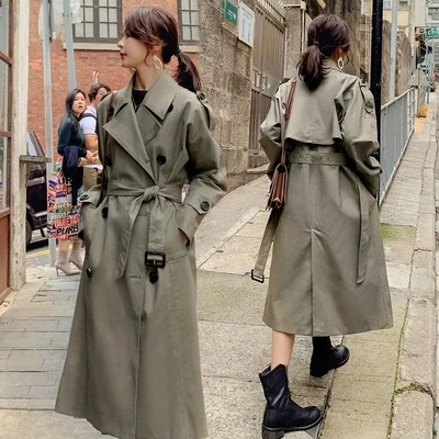 UK Brand new Fashion 2019 Fall /Autumn Casual Double breasted Simple Classic Long Trench coat with belt Chic Female windbreaker
UK Brand new Fashion 2019 Fall /Autumn Casual Double breasted Simple Classic Long Trench coat with belt Chic Female windbreaker