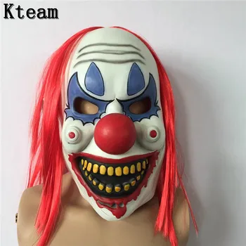 Hot Sale Scary Clown Mask Big Mouth Red Hair Nose Cosplay Full Face Horror Masquerade Adult Scary Party Mask for Halloween Props
Hot Sale Scary Clown Mask Big Mouth Red Hair Nose Cosplay Full Face Horror Masquerade Adult Scary Party Mask for Halloween Props