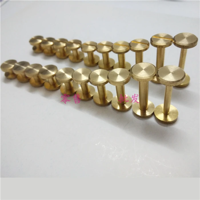 10 piece Brass Nut 8mm Knife Handle screw tube Belt screw wheel nail Connecting pipe rivet
10 piece Brass Nut 8mm Knife Handle screw tube Belt screw wheel nail Connecting pipe rivet