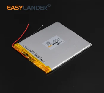 4x80x90mm 3.7V 3000mAh Polymer Li-ion Battery For Bluetooth Notebook Tablet PC iPAQ E-Book Power Bank PDA DVD Consumer 408090 
4x80x90mm 3.7V 3000mAh Polymer Li-ion Battery For Bluetooth Notebook Tablet PC iPAQ E-Book Power Bank PDA DVD Consumer 408090