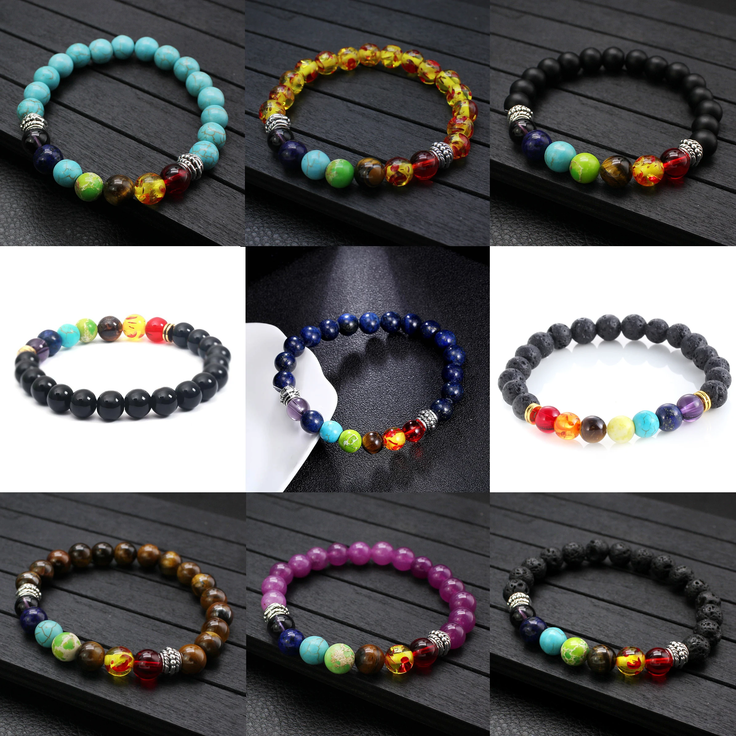 7 chakra bracelet natural tiger eye beaded volcanic stone 8mm yoga energy bracelet elastic friendship chakra bracelet
7 chakra bracelet natural tiger eye beaded volcanic stone 8mm yoga energy bracelet elastic friendship chakra bracelet