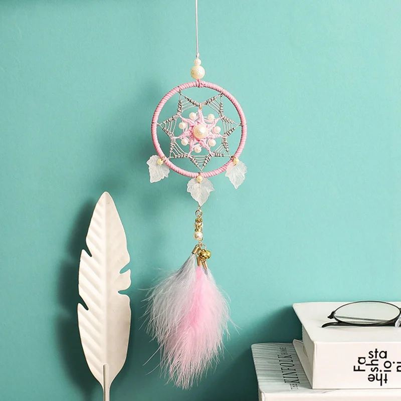 Tassel Catching Monternet Pink Dream Catcher Creative Feathers Home Pendant Car Decoration Wedding For Decor
Tassel Catching Monternet Pink Dream Catcher Creative Feathers Home Pendant Car Decoration Wedding For Decor