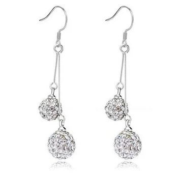 2019 new S925 standard silver Snow White Double Earrings Shampoo Fashionable Shining tassel type Ear Studs free shipping
2019 new S925 standard silver Snow White Double Earrings Shampoo Fashionable Shining tassel type Ear Studs free shipping