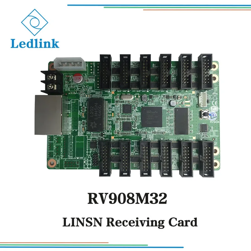LINSN receiving card RV908M32 for full color LED screen display support 32 scans
LINSN receiving card RV908M32 for full color LED screen display support 32 scans