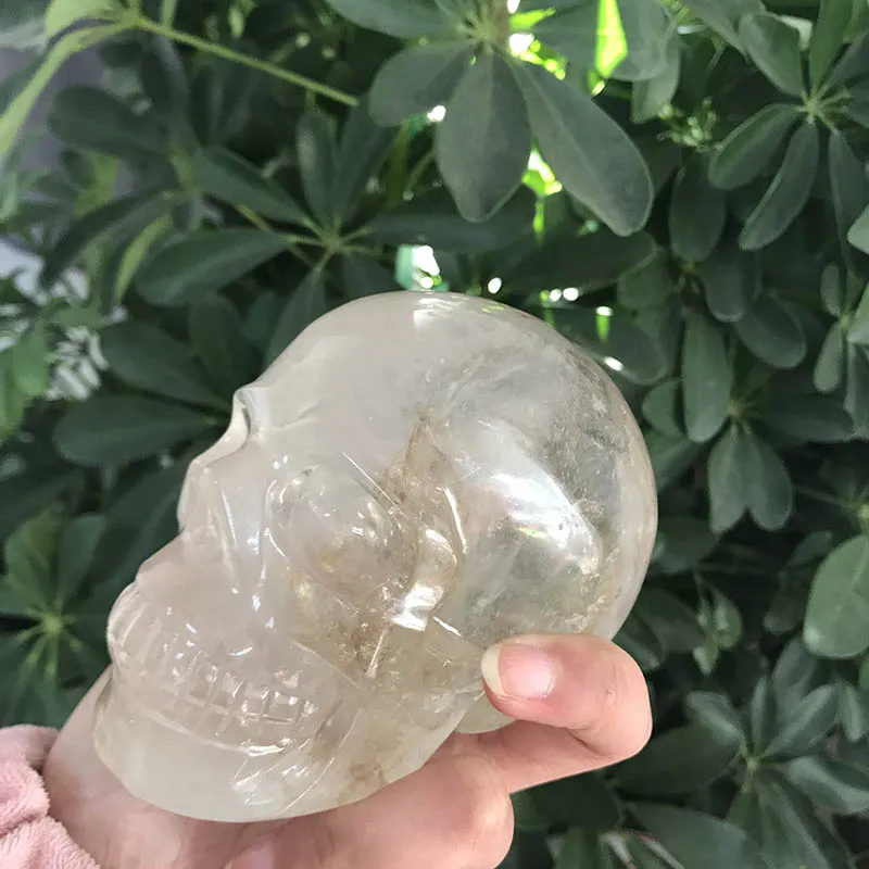 0.84kg beautiful crystal skull, clear white quartz crystal skull carving for Healing Decoration.GM
0.84kg beautiful crystal skull, clear white quartz crystal skull carving for Healing Decoration.GM