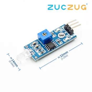 LM393 Sensitive Control 3 Pin Photosensitive Diode Light Sensor Module DC 3.3-5V
LM393 Sensitive Control 3 Pin Photosensitive Diode Light Sensor Module DC 3.3-5V