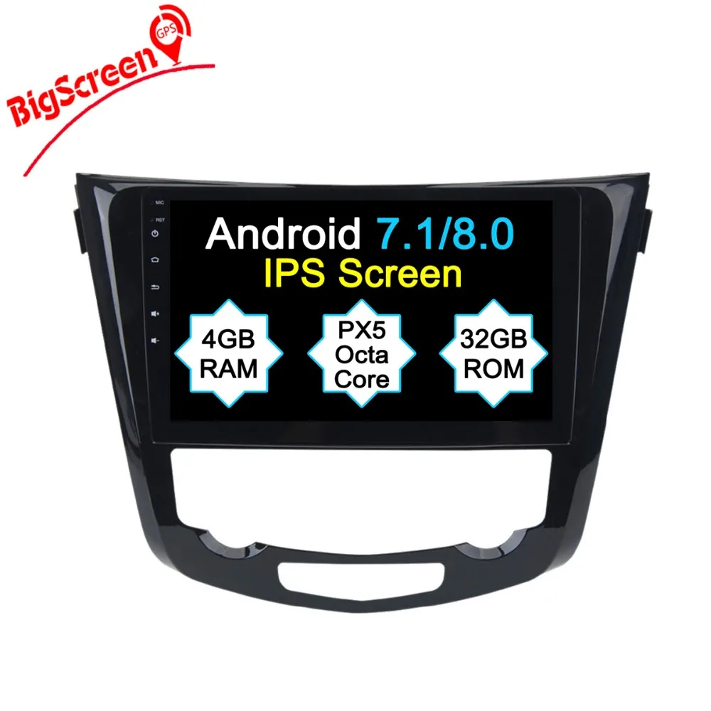 Bigscreen 4RAM Android 8.0 7. 1 Car Stereo GPS Navi For Nissan X-TRAIL Qashqai Dualis Rouge 2013-2017 Radio Satnav Unit
Bigscreen 4RAM Android 8.0 7. 1 Car Stereo GPS Navi For Nissan X-TRAIL Qashqai Dualis Rouge 2013-2017 Radio Satnav Unit