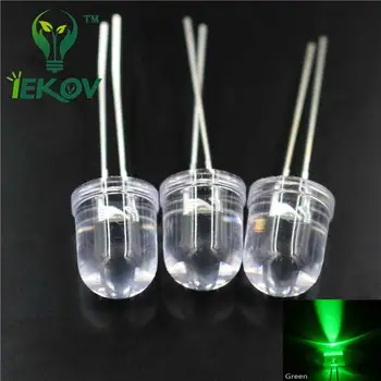100pcs LED 10mm LED Green DIODE Round top Emitting Diodes Ultra Bright
100pcs LED 10mm LED Green DIODE Round top Emitting Diodes Ultra Bright
