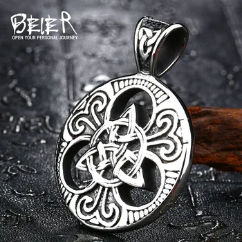 BEIER wholesale price stainless steel viking pendant necklace for men new arrival high quality charm jewelry BP8-264
BEIER wholesale price stainless steel viking pendant necklace for men new arrival high quality charm jewelry BP8-264