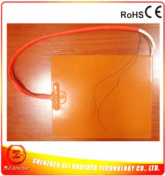 12V 450w 400*500*1.5mm Silicone 3D Printer Heater adhesive 1 face 100k thermistor 1000mm lead wire come out from short side
12V 450w 400*500*1.5mm Silicone 3D Printer Heater adhesive 1 face 100k thermistor 1000mm lead wire come out from short side