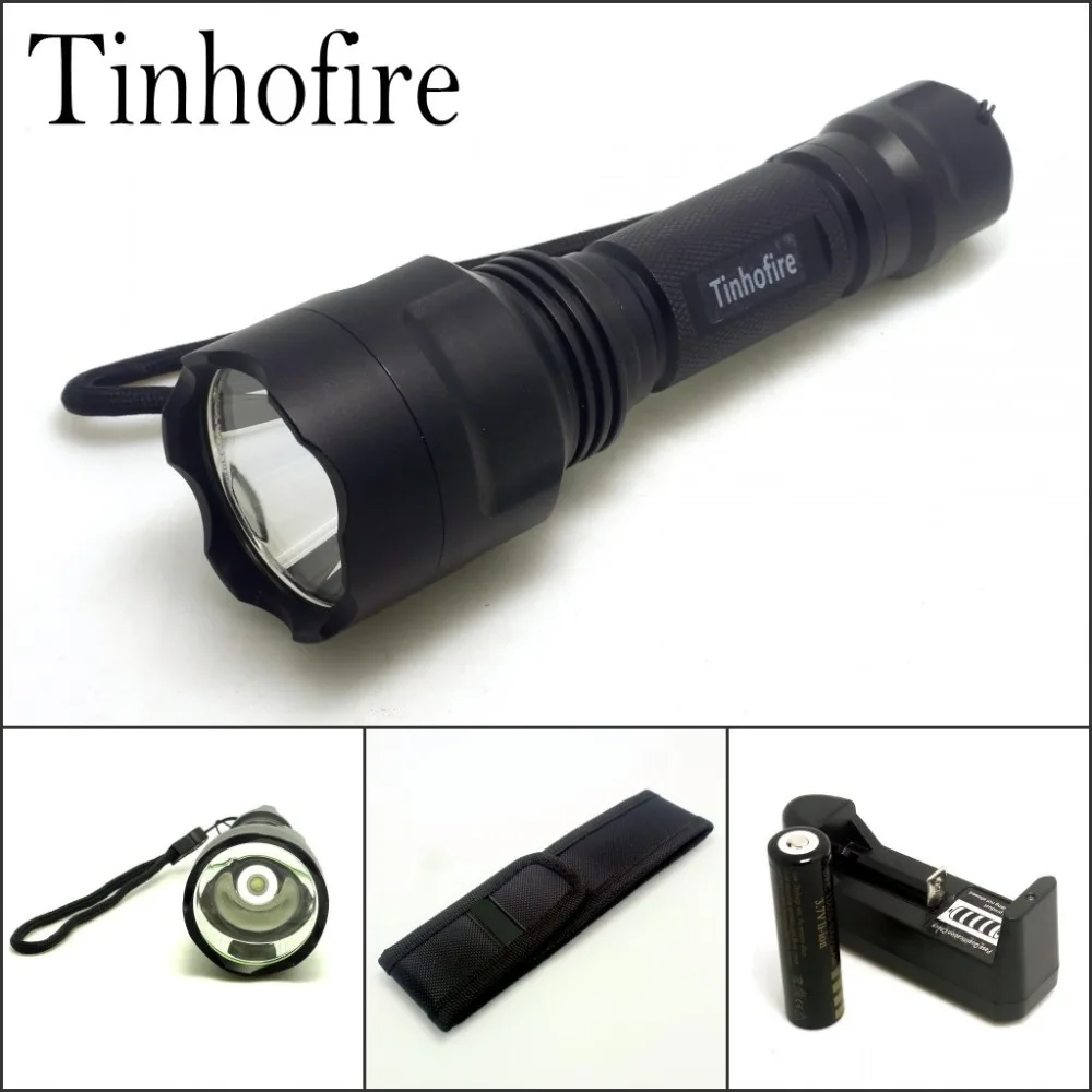 Tinhofire C8 2000 люмен XM-L XML T6 светодиодный фонарик для охоты фонарик 5 режимов светильник для кемпинга + батарея 4000 мАч + зарядное устройство + сумка
Tinhofire C8 2000 люмен XM-L XML T6 светодиодный фонарик для охоты фонарик 5 режимов светильник для кемпинга + батарея 4000 мАч + зарядное устройство + сумка