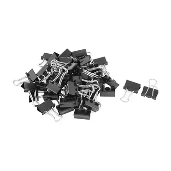 Metal spring Binders Clip for Paper document Office stationery paper clips 15mm 48pieces Black
Metal spring Binders Clip for Paper document Office stationery paper clips 15mm 48pieces Black