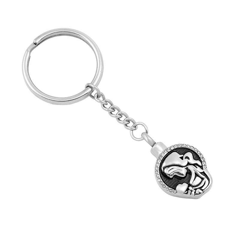 IJK2027 Elegant angel girl engraving head cremation keychain fashion jewelry stainless steel memorial urn keyring for ashes
IJK2027 Elegant angel girl engraving head cremation keychain fashion jewelry stainless steel memorial urn keyring for ashes