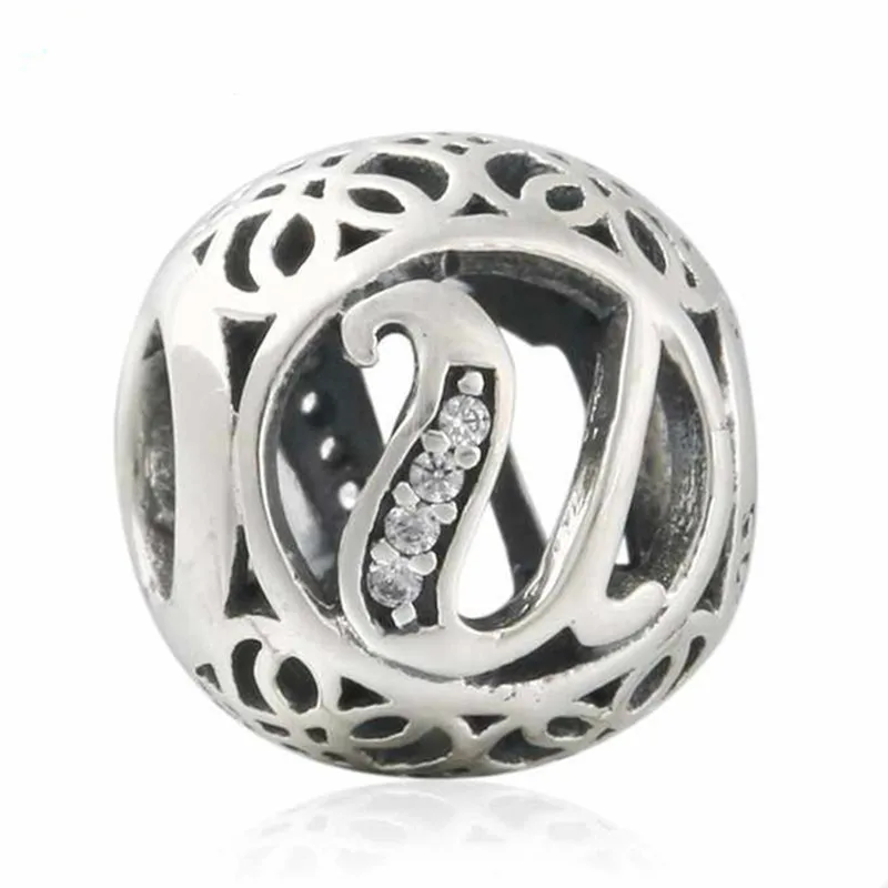 925-Sterling-Silver Vintage Alphabet Cubic Zirconia Letter U Openwork Charms Beads Fits Pandora bracelets jewelry LE16U
925-Sterling-Silver Vintage Alphabet Cubic Zirconia Letter U Openwork Charms Beads Fits Pandora bracelets jewelry LE16U