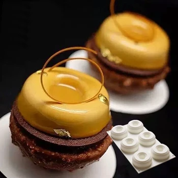 6 Holes Round Donut Shaped Mousse Mold Oven Baking Supplies Silicone Cake Mold DIY Kitchen Supplies Cake Decorating Tools
6 Holes Round Donut Shaped Mousse Mold Oven Baking Supplies Silicone Cake Mold DIY Kitchen Supplies Cake Decorating Tools