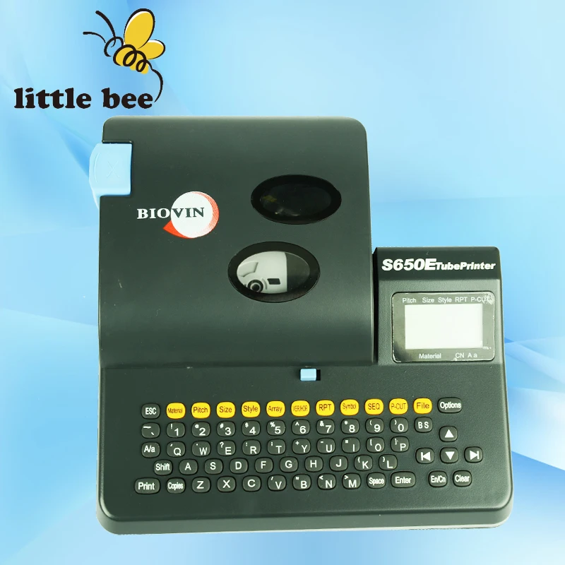 S650E English Version Cable label ID Printer, electronic lettering machine, PVC Tube shrink tube Printer
S650E English Version Cable label ID Printer, electronic lettering machine, PVC Tube shrink tube Printer