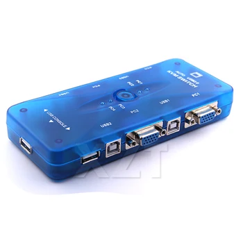Newest USB2.0 KVM Switch 4 Ports Selector VGA Print Auto Switch Moniter Box VGA Splitter KVM Switch
Newest USB2.0 KVM Switch 4 Ports Selector VGA Print Auto Switch Moniter Box VGA Splitter KVM Switch