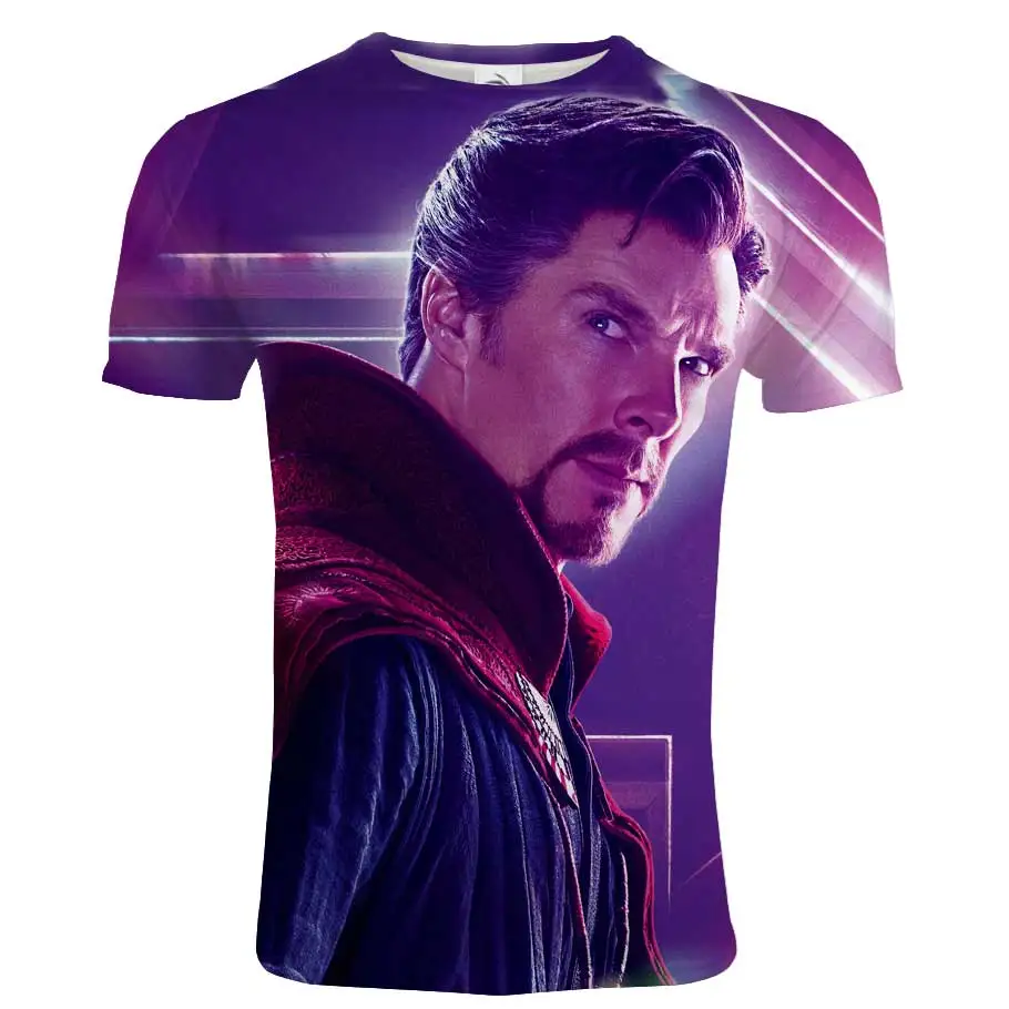 2018 summer print avenger Doctor Strange pullover t - shirt with round neck and short sleeves European and American sweatshirt
2018 summer print avenger Doctor Strange pullover t - shirt with round neck and short sleeves European and American sweatshirt