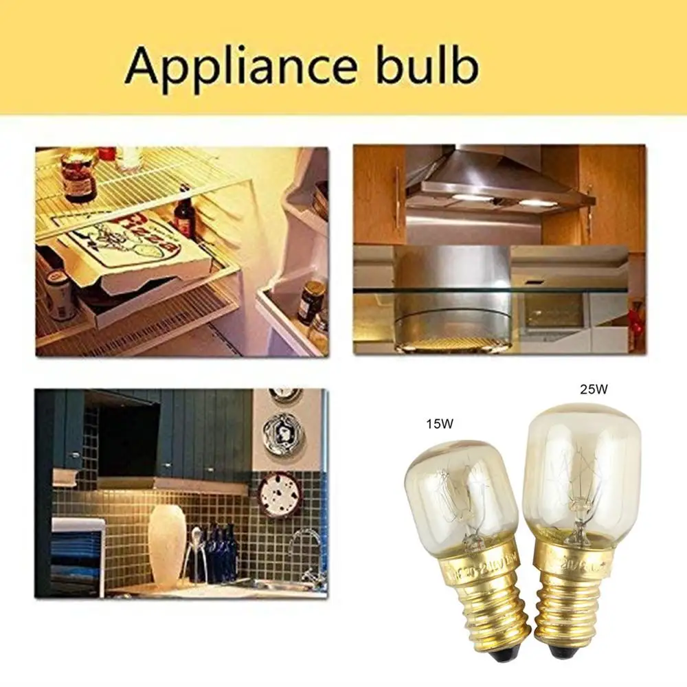 Dragonpad 10Pcs 15W/25W E14 220V 300 Degree High Temperature Resistant Microwave/Oven Bulb
Dragonpad 10Pcs 15W/25W E14 220V 300 Degree High Temperature Resistant Microwave/Oven Bulb